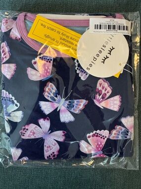 Little Sleepies Short Sleeve/Shorts PJ Set Royal Butterflies